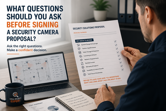 What Questions Should You Ask Before Signing a Security Camera Proposal?